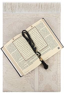 Gebedscadeauset - Religieuze set - Hadj en Umrah - Luxe geschenkverpakking - 33 x 25 cm - Wit — thumbnail 4