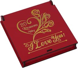 Webelkart Premium I love You wenskaarten voor koppels - Love Gift Box 20 kaarten met redenen waarom ik van je hou in berichtendoos, Valentijnsdag, cadeau voor vriendin - I Love You Gifts — thumbnail 3