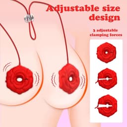 Daity Vibrator tepelklemmen met 9 vibratiestanden, vibratie voor vrouwen, seksspeeltje voor vrouwen met app-bediening, vibratorsets, seksspeeltje voor stellen, extreme seks, SM tepelstimulator — thumbnail 4