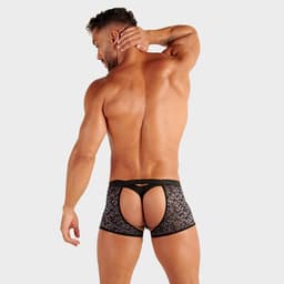 WOH heren microfiber trunk string pure seduction zwart — thumbnail 2