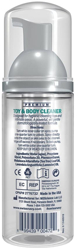 Swiss Navy - Toy & Body Cleaner Foamer 207 ml — thumbnail 4