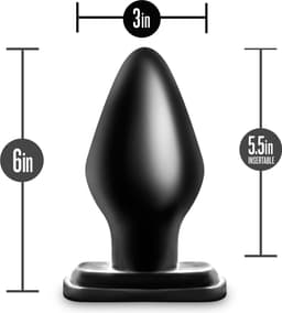 Anal Adventures - XXL Anaal Plug - Zwart — thumbnail 2