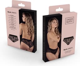 Underneath - Ella Kanten Slip - Zwart — thumbnail 5