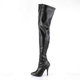 EU 40 = US 10 | SEDUCE-3000 | 5 Plain Stretch Thigh Boot — thumbnail 3