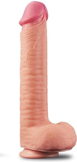 Lovetoy - Realistische XXL Dildo - 30.5 cm - Beige — thumbnail 1