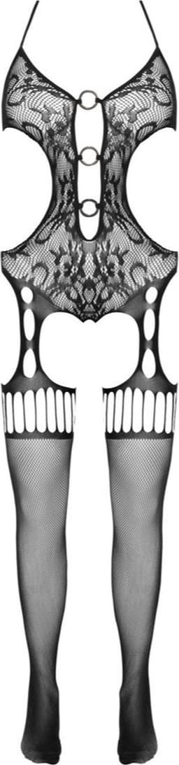 Sexy Lingerie - Catsuit met Open Kruis - Erotische Catsuit - Bodystocking - S/L — thumbnail 3