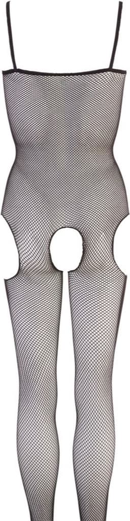 Sexy Lingerie - Catsuit met Open Kruis - Erotische Catsuit - Bodystocking - Visnet - S/M — thumbnail 3