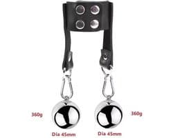 Extreem balzak gewicht - 2x 360g – Verstelbaar - Scrotum - Crusher - BDSM