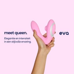 Eva® Queen Pro - Vibrator voor Vrouwen - Luchtdruk Sex Toy - G-Spot Stimulator & Clitoris Satisfyer - Seksspeeltjes voor Koppels - Dildo Vibrator - Realistisch - Erotische Audio - Sex Toys voor Vrouwen - Cadeau voor vrouw - Blossom Pink — thumbnail 2