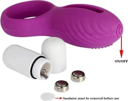 Vibrerende Cockring - silicone penis ring- G-spot stimulator -Zwart — thumbnail 2
