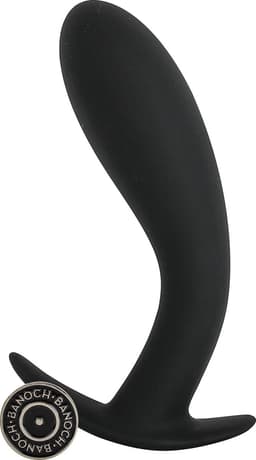 Banoch | Buttplug Booty Black | Zwart siliconen| Ø 3,5cm | 14 cm — thumbnail 1