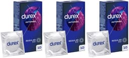 Durex Condooms – Orgasm Intense - 30 Stuks (3 x 10) – Met Ribbels voor Maximale Stimulatie -Discreet en Stevig Verpakt - Met Kwantumkorting — thumbnail 2