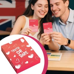 Conversatiekaarten voor Paren - Relatiekaarten Date Night - Verdieping Relatie - 50 Ontworpen Kaarten - 64 x 89 cm — thumbnail 4