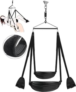 SVN® Sex Schommel - Sex Stoel - Bondage - Zwart - 43cm x 23cm x 11cm — thumbnail 1