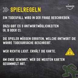 Quiz Spel - Vragen Kaartspel - Avond Vermaak - Honderd Vreemde Doodsoorzaken - 175 x 14 cm - Meerkleurig — thumbnail 4