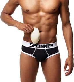 Heren Boxershorts met Butt Lifter Effect en Uitneembare Pads voor Lifting — thumbnail 1