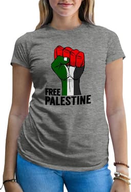 Dames T-Shirt Vrijheid Palestina Solidariteit Shirt — thumbnail 2