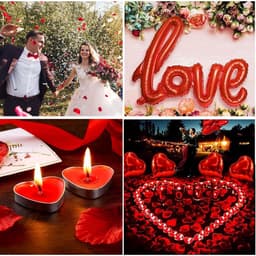 Complete Romantische Decoratieset voor Valentijnsdag en Huwelijksaanzoek — thumbnail 5