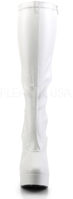 Pleaser - ELECTRA-2000Z Kniehoge laarzen - US 16 - 47 Shoes - Wit — thumbnail 4