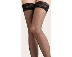 Netkousen - Hold up Kousen - Kabarette 151 - Zwart - Maat: M/L
