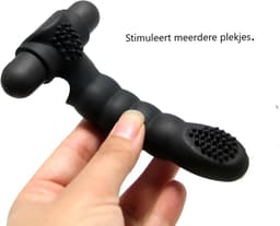 Erodit® Krachtige G-spot Vinger Vibrator - met 10 Vibratiestanden -Vibrerend clitoris stimulator-vibrators voor vrouwen – vibrators voor mannen- seks speeltjes- anaal speeltje- Erotiek voor vrouwen – mannen - — thumbnail 4
