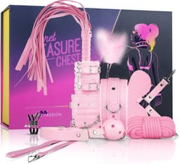 Secret Pleasure Chest - Pink Pleasure - Bondage - Speeltjes - Pinwheel - BDSM - SM - Meesteres - Sado - Dildo - Vibrator - Penis - Buttplug - Sexy - Erotische - Man - Dames — thumbnail 1