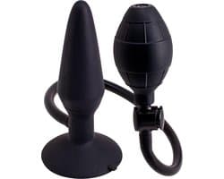 Seven Creations - Inflatable Butt Plug M - Anal Toys Buttplugs Zwart