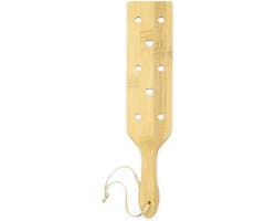 Nooitmeersaai - Paddle - Spanking - Hout - Met Hartjes - 33 cm - BDSM - Sekstoys Voor Koppel