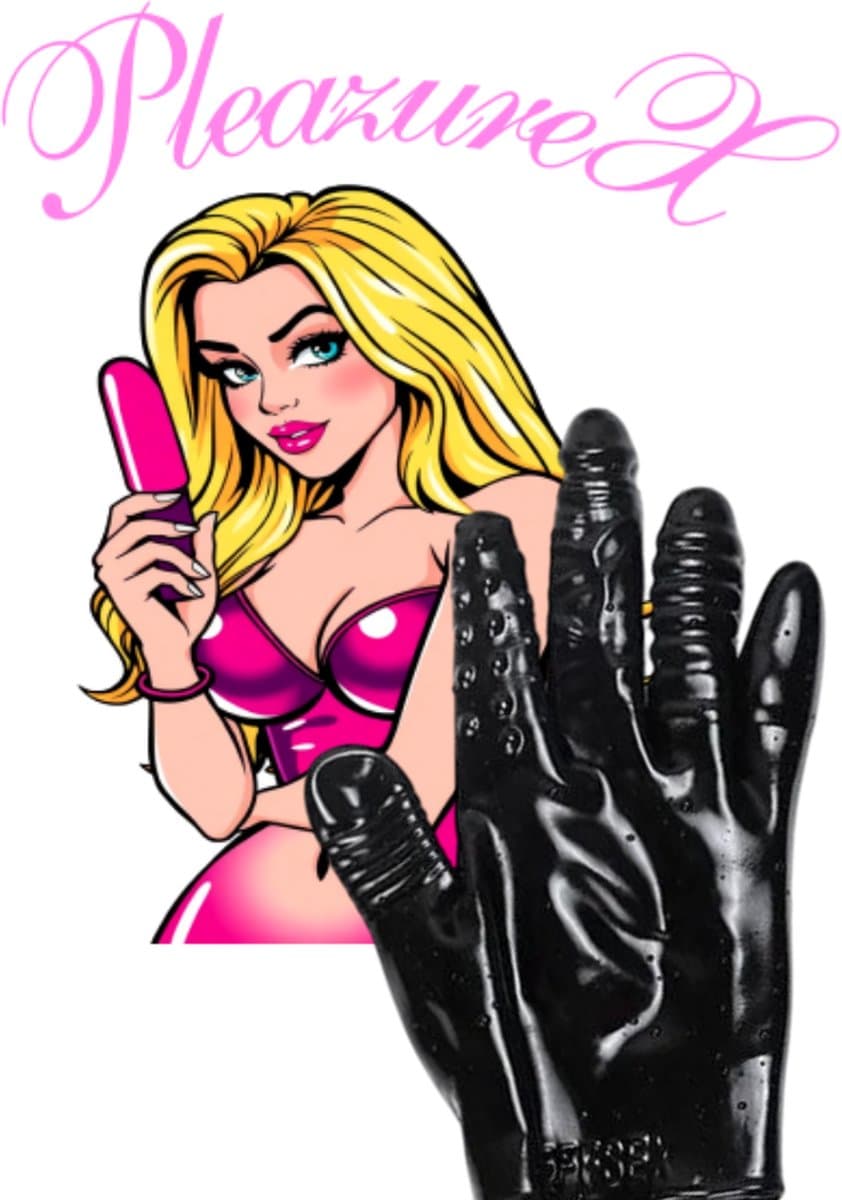 PleazureX - Sextoys Series - vingerhandschoen - vingeren - erotisch - genot — afbeelding 1