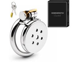 DOWO® - Mini Locker - Kuisheidskooi- Chastity cage - Peniskooi - Staal - 45 mm