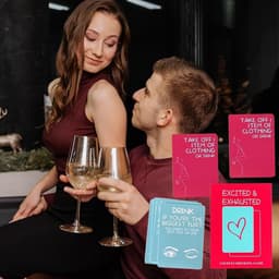 Gesprekskaarten Voor Koppels - Relatiedekspel Speelplezier - Verbinding Bevorderen - Interactieve Uitdagingen - 2 cm Hoog - Niet Gespecificeerd — thumbnail 2