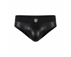 TOF Paris Fetish Brief Black/Black - MAAT XL - Erotisch Heren Ondergoed - Slip voor Man - Sexy mannen Slip