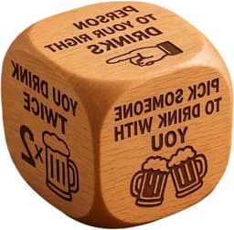 Drinkspellen - Feestspel Hout - Entertainment Feesten - Interactief Bord - 5 cm - Houtkleur — thumbnail 1