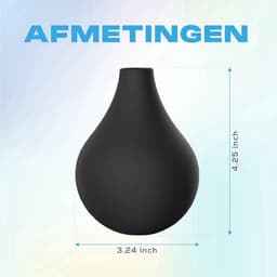 Okado Anale Douche 89 ml Zwart – Intieme Spoelfles met Knijpbal – Voor Hygiënische Reiniging – Compact, Herbruikbaar en Discreet — thumbnail 4
