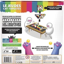Asmodee - Het spel van de CAT-TAPULTES - Sfeerspel voor kinderen vanaf 7 jaar - Actiebordspel - Box dient als speelbord - 2 spelers - 15 minuten - Exploding Kittens — thumbnail 2