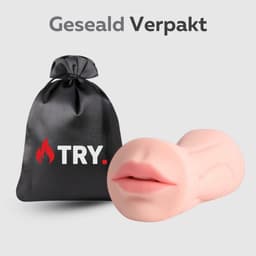 TRY. Amber - Masturbator - Pocket Pussy - Sex Toy - 2 in 1 - Vagina & Mond - 21 cm — thumbnail 5