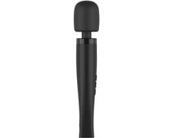 Wandvibrator Medium - Clitoris Stimulator - Massageapparaat - 28 Vibratiestanden - 7 Patronen - 4 Intensiteiten - Flexibele Kop - Siliconen - IPX5 Spatwaterdicht - 28 Centimeter - 90 Minuten Gebruik - Reisadapters - Seksspeeltje - Zwart - MyMagicWand — afbeelding 1