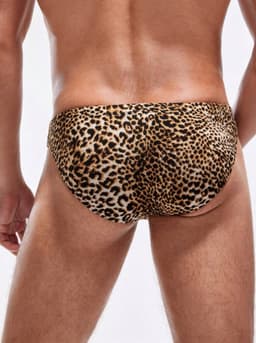 LekkerStout Sexy Luipaard Heren Slip – Zacht & Comfortabel – Perfect voor Dagelijks Gebruik ( M ) LS330 — thumbnail 4
