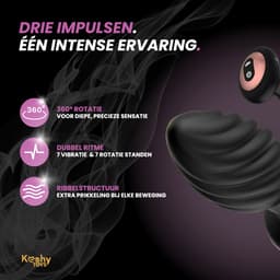 360° Roterende Anal Stimulator – Vibrerend, Oplaadbaar & Waterproof – Prostaatmassager voor Intense Orgasmes – Unisex — thumbnail 3
