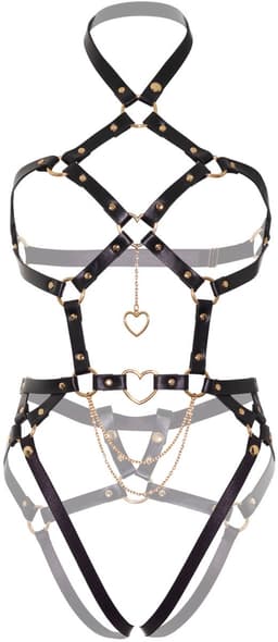 Heart ring harness teddy — thumbnail 2