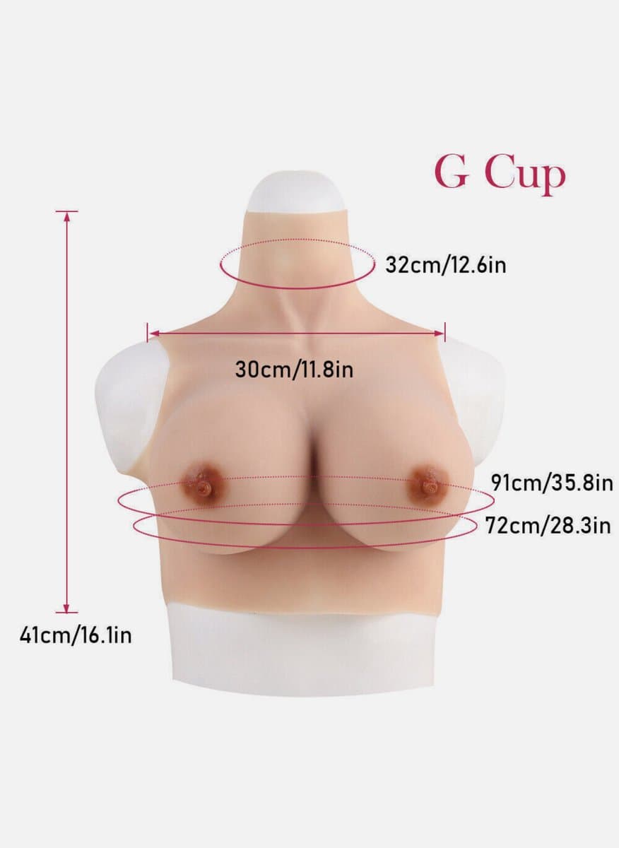 Siliconen Borsten- Cup G- Crossdresser-Travestie-Nep Borsten-Cosplay — afbeelding 1
