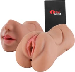OurSecret® Sofia - 3-in-1 Pocket Pussy - Masturbator voor Man - Sex Toys voor Mannen - Mond, Vagina & Anus - Kunstvagina — thumbnail 1