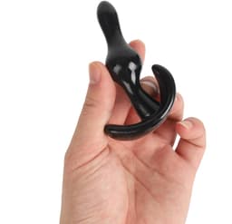Banoch Buttplug Trainer Set | 4-delige Anaal Plug Set | Beginner Vriendelijk | Zwart Hygiënisch TPR | Oplopende Maten | voor man en vrouw — thumbnail 3