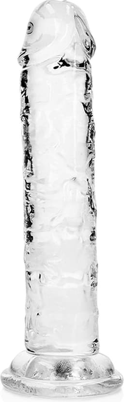 Shots - RealRock REA150TRA1 - Straight Realistic Dildo Suction Cup - 6'' / 14,5 - Tra — thumbnail 1
