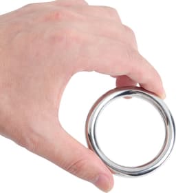 Banoch - Cockring round metaal - ∅ 40 - 7.5 mm dik metaal | penisring — thumbnail 4