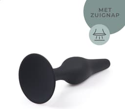 Buttplug Set - 4 delige Siliconen Buttplugs Set voor Mannen en Vrouwen - Anal Plug Zwart Siliconen — thumbnail 4
