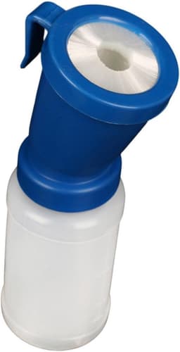 Speenreiniger - Melkbeker - Vee verzorgen - Terugstroomvrij ontwerp - 300 ml - Blauw — thumbnail 4