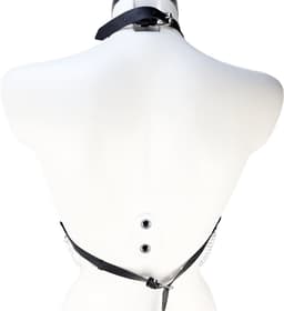 BamBella ® - Sexy Erotische bondage Lingerie onesize vrouw BDSM sm body zwart dames pak — thumbnail 2