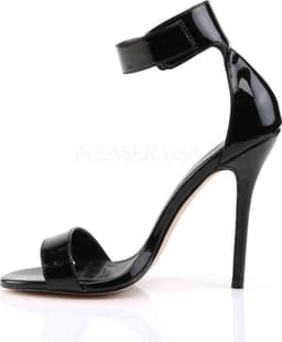 Pleaser - AMUSE-10 Sandaal met enkelband - US 13 - 44 Shoes - Zwart — thumbnail 3