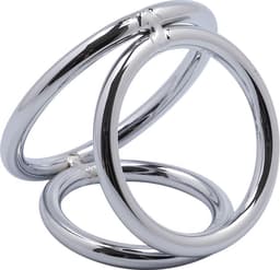 Banoch - Triple cockring metaal large ∅ 37 - ∅ 45 - ∅ 50 | penisring — thumbnail 3